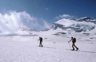 sul ghiacciaio des Sources de l'Arc