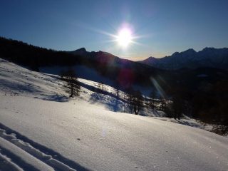 in salita