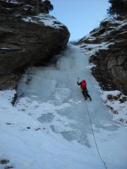 in azione sul secondo tiro