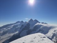 I Lyskamm dalla cima del Polluce