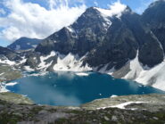 Gande panorama sul Lago della Rossa visto dalla quota 2934mt. diella Cresta del Fort.