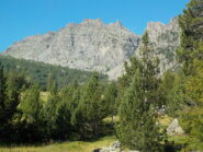 La cresta rocciosa che va dalla Cima Piana alla Becca di Nona