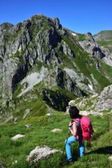 Il Parvetto visto dal pendio finale della Rocca Parvo