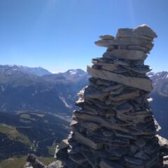 Rocciamelone sullo sfondo