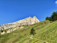 Le Quattro Sorelle viste da poco sopra il Poggio Tre Croci