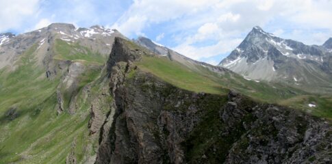 La Point de la Bonne Morte vista dal Mont de Balme