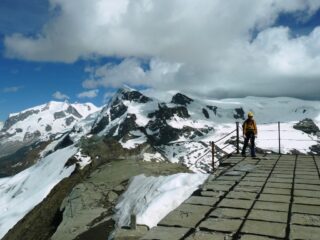 In cima al rudere del Furggen.