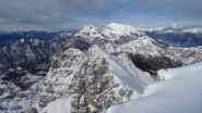 Panorama su Grigne e creste nord del Resegone.