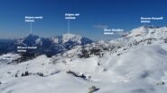 Panorama sui Piani d'Artavaggio salendo la cresta SO.