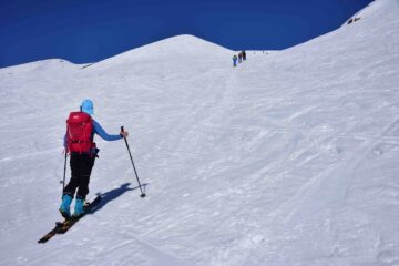 Salendo al Pic Blanc du Galibier