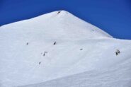 La piramide sommitale del Pic Blanc du Galibier