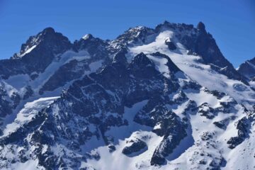 Meije e Pic Gaspard dal Pic Blanc du Galibier