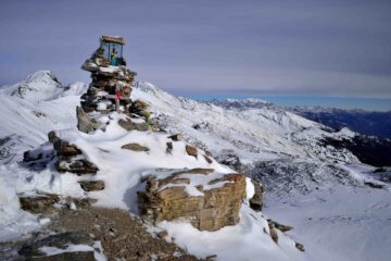 La vetta della Punta Oilletta