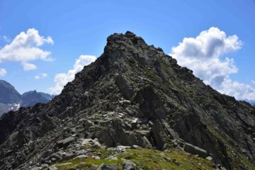 La cresta Nord-Ovest del Mont de la Tsa dal Col de Marmottin