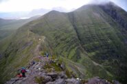 La cresta verso lo Sgurr Mhor