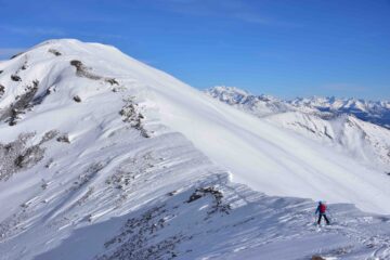 Crestone Ovest verso la vetta