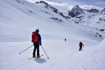 Discesa verso la Jamtal Hutte