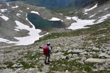 Scendendo dal M.Ferra verso il Lago Reisassa