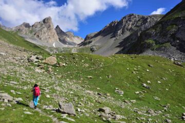 Risalendo il Vallone dell'Infernetto