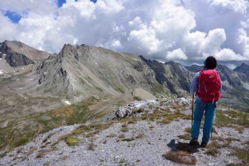 Scendendo dalla Tete du Vallonet