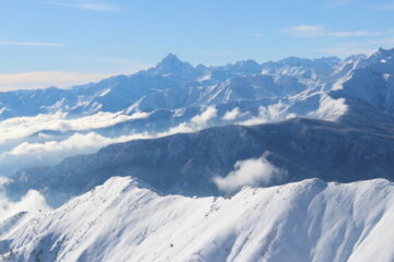 panorama a sud dalla cima