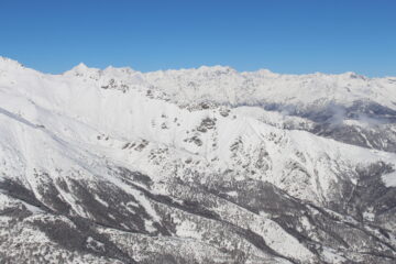 panorama da vetta su alta val susa