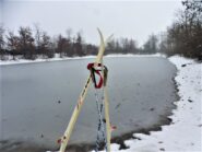 Lago gelato...ma per il momento non si può pattinare