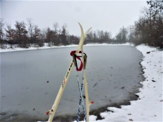 Lago gelato...ma per il momento non si può pattinare