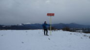 in vetta al Monte Alpe (sulla cima passa il metanodotto)