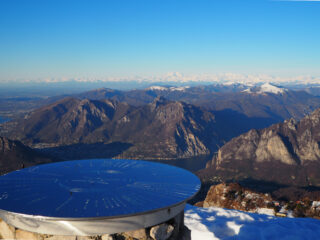 Panorama dalla vetta del Resegone